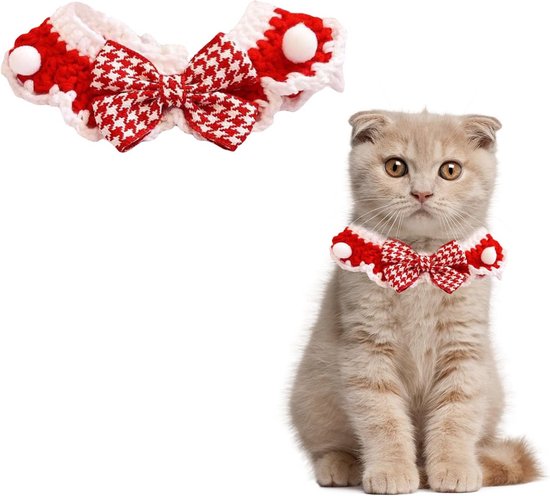 Rhea Rose Hundehalsband mit Fliege für Mädchen oder Jungen Geschenk Weiche dauerhafte Fliege Blau Tartan Plaid mittel
