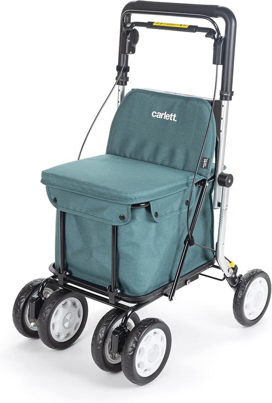 LIFEZEAL 4-in-1 loopwagen, in 3 hoogtes verstelbaar, opvouwbaar, muziek, licht, stille wielen, jongens en meisjes van 6 tot 18 maanden, belasting 15 kg, blauw