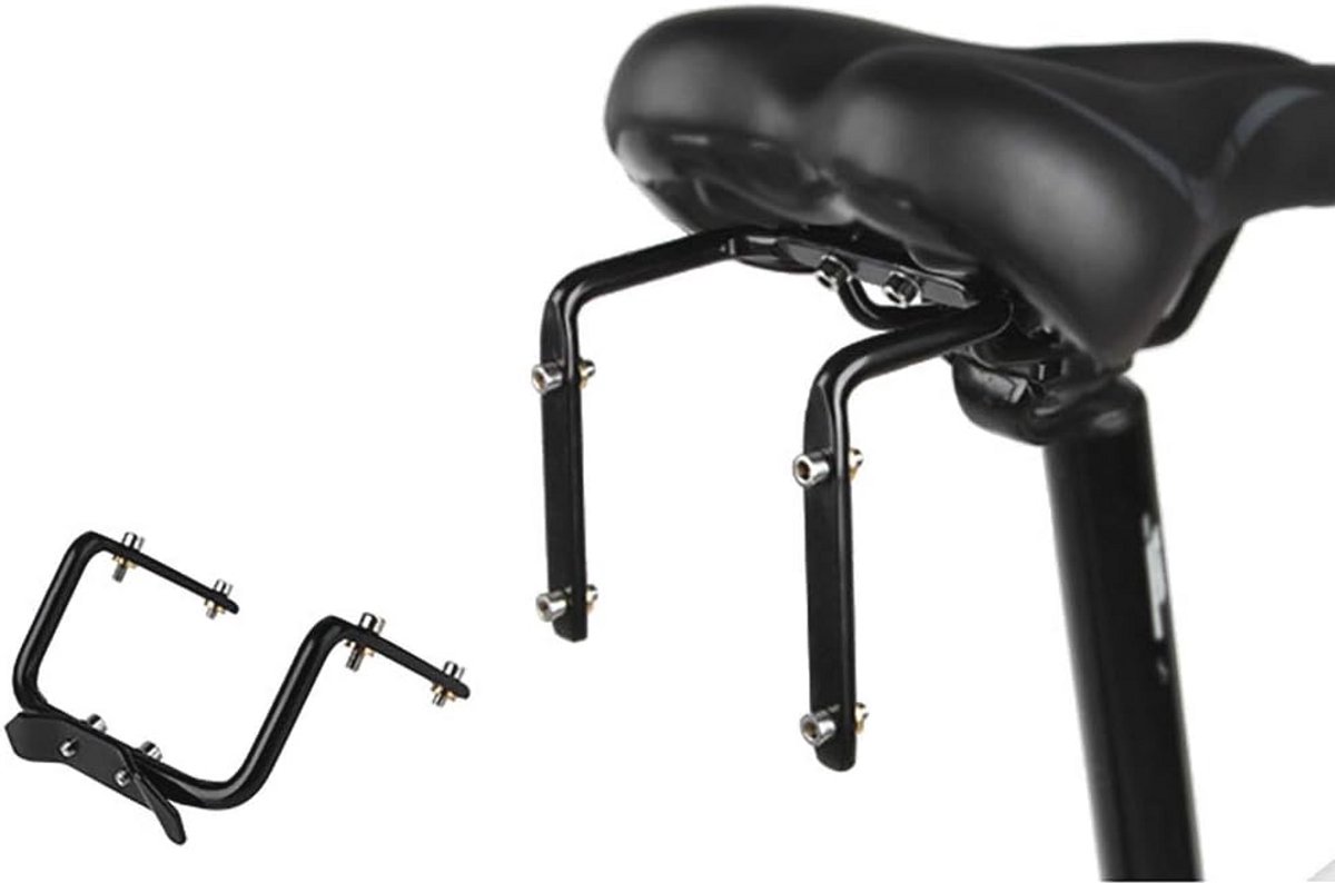 Dubbele Flessenhouder voor Fietsen - Zadelpen Adapter voor Meer Comfort