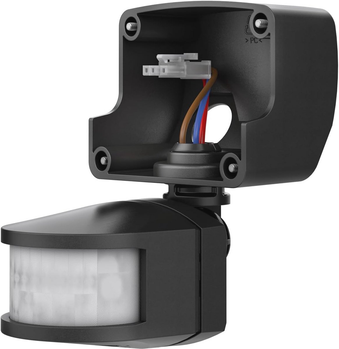 Bewegingsmodule met 180° Detectiehoek en 12 m Bereik - Extra Schakeluitgang voor Verlichting - IP 55
