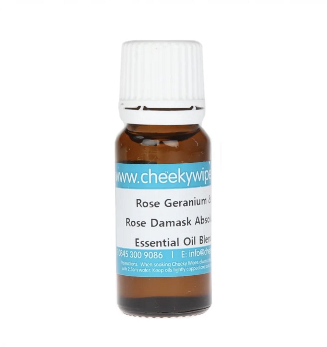 Cheeky Wipes - Rose Geranium - Rose Otto Etherische Oil - Premium Aromatherapie Olie Voor Wasbare Babydoekjes - Natuurlijke Babyverzorging - 10 ml