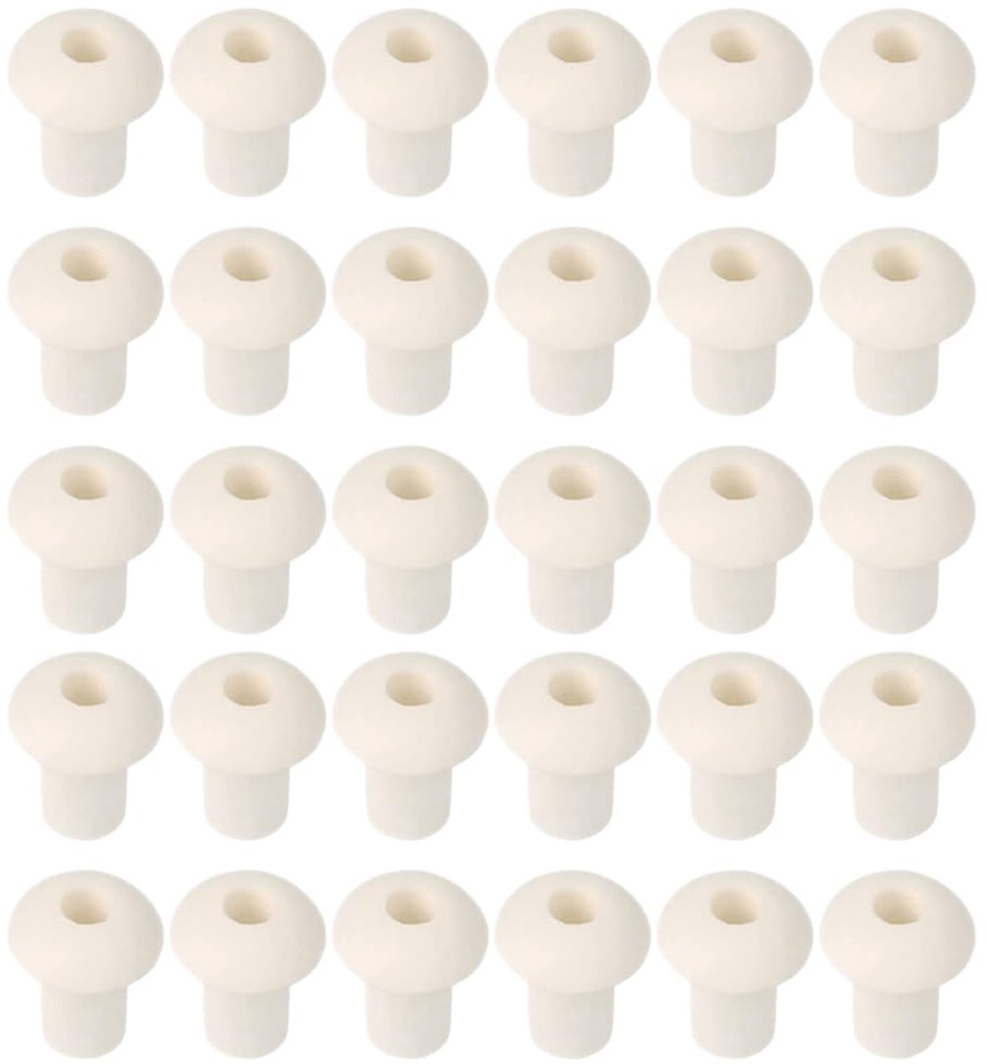 30pcs Porcelain Lamp Holder Alcohol Lamp Wick Holder Oil Lamp Fuse Stand Ceramic Wick Holder Ceramic Wick Holder Ceramic Wick Holder Replacement Wick for Oil Lamps Oil Lamps