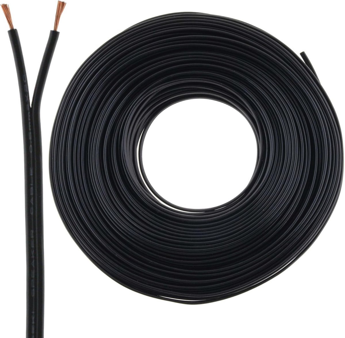 Luidsprekerkabel 2x 0,50 mm² 50 m