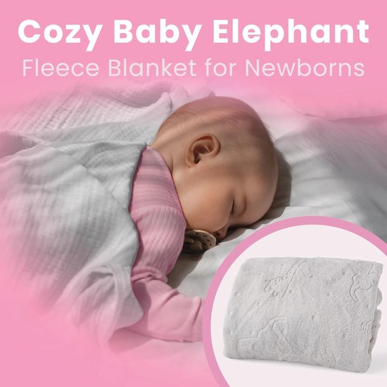 Essentiële Baby Cadeauset voor Baby Shower of Doop, Unisex, Inclusief Babydeken en Muslin Doeken — afbeelding 3