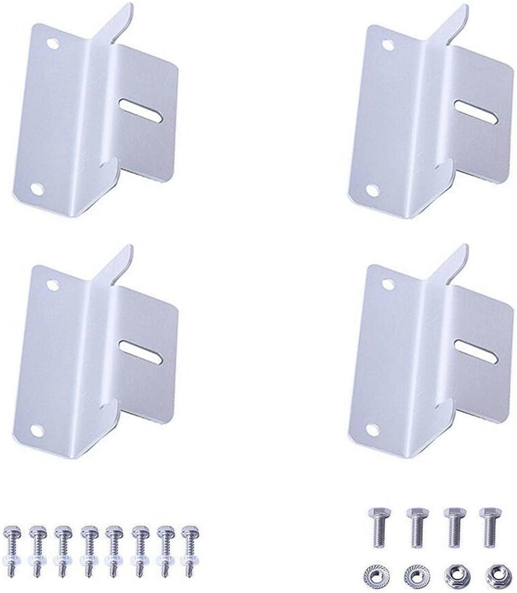 Zonnepaneel bevestigingsset - Aluminium Z-hoek voor wand- en dakmontage