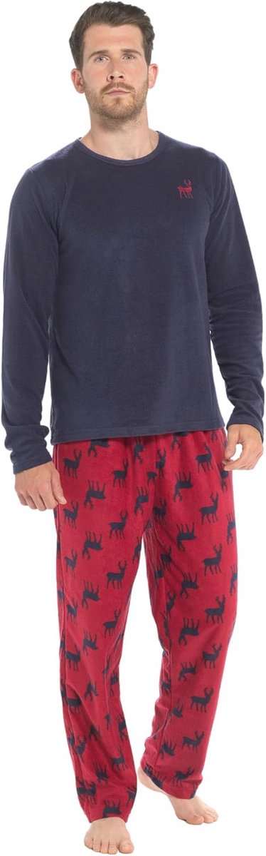 Luxe 2-delige lange pyjama voor heren
