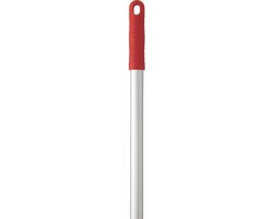 Hygiëne Steel 150 cm met Schroefdraad van Aluminium en Groene Handgreep — afbeelding 4