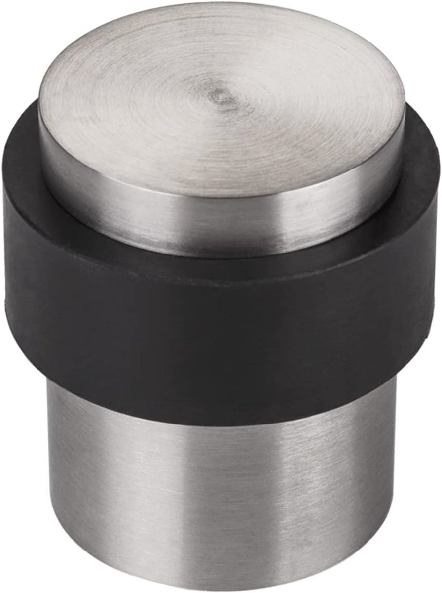 Vloerdeurstopper RVS Massief - 40 mm Hoog, 35 mm Diameter