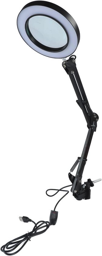 Lámpara De Aumento Colfuline 5x 10x Lupa Recargable Led | Envío gratis