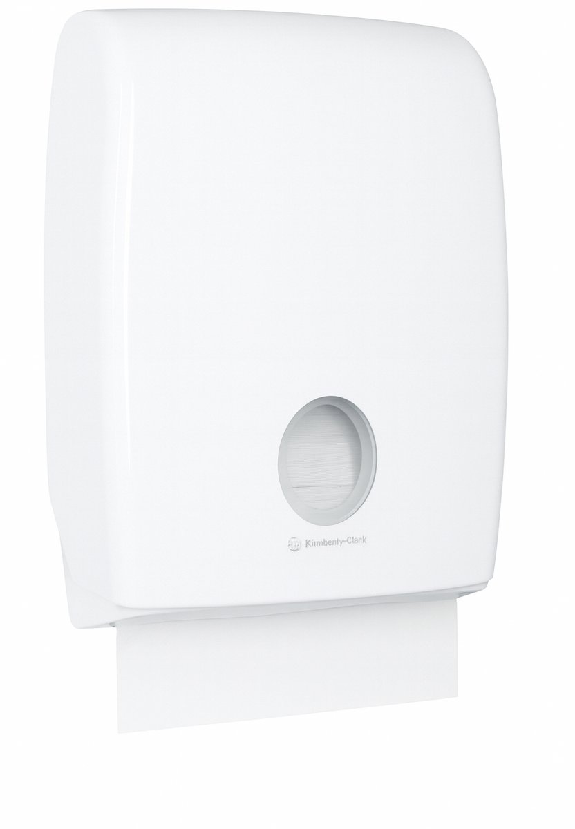 Aquarius - Handdoekdispenser Kunststof Wit - 29.4x45.1x12cm