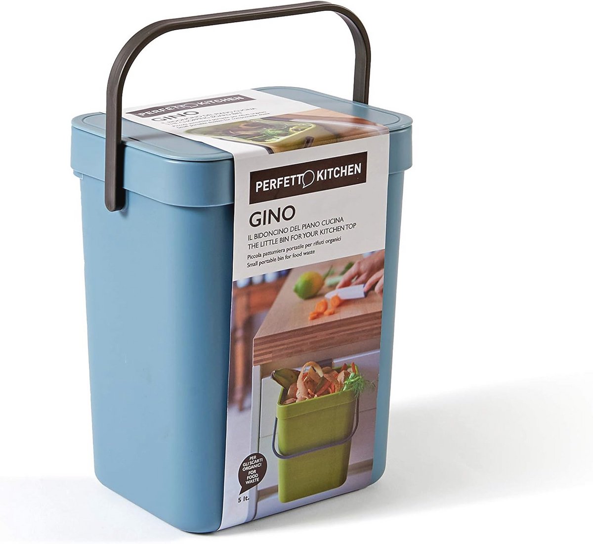 Afvalemmer voor Organisch Afval - Hangend, 5L, Verschillende Kleuren