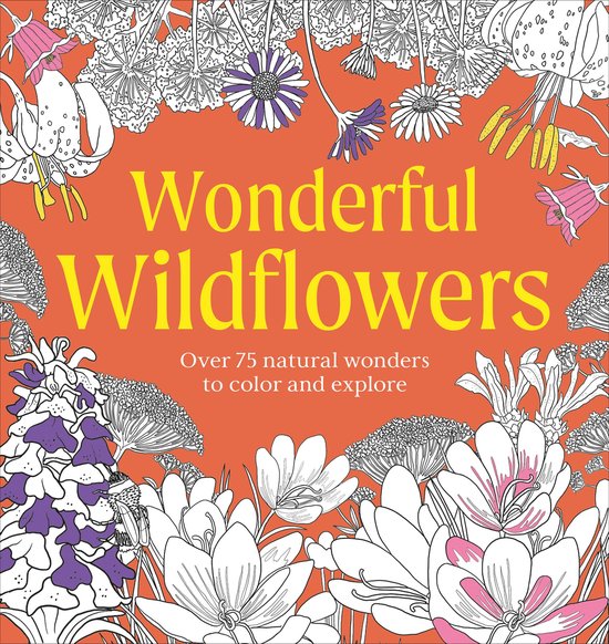 Natural Wonders Coloring Book- Wonderful Wildflowers Colorin ... - cover