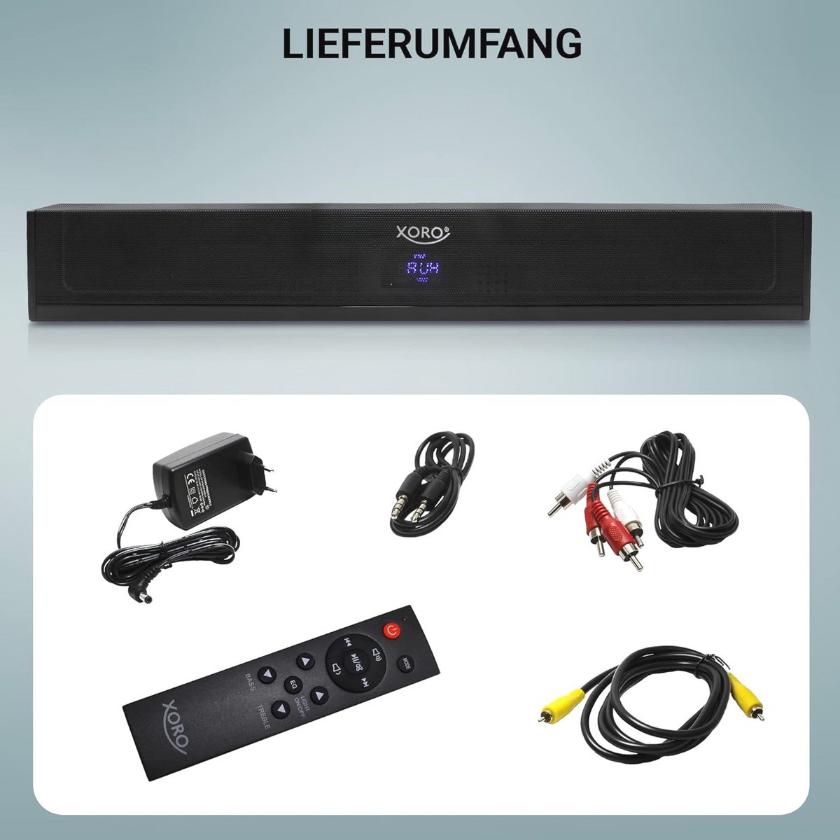 TV Soundbar 25 Watt met Bluetooth en Multi Audio-ingangen - afbeelding 2