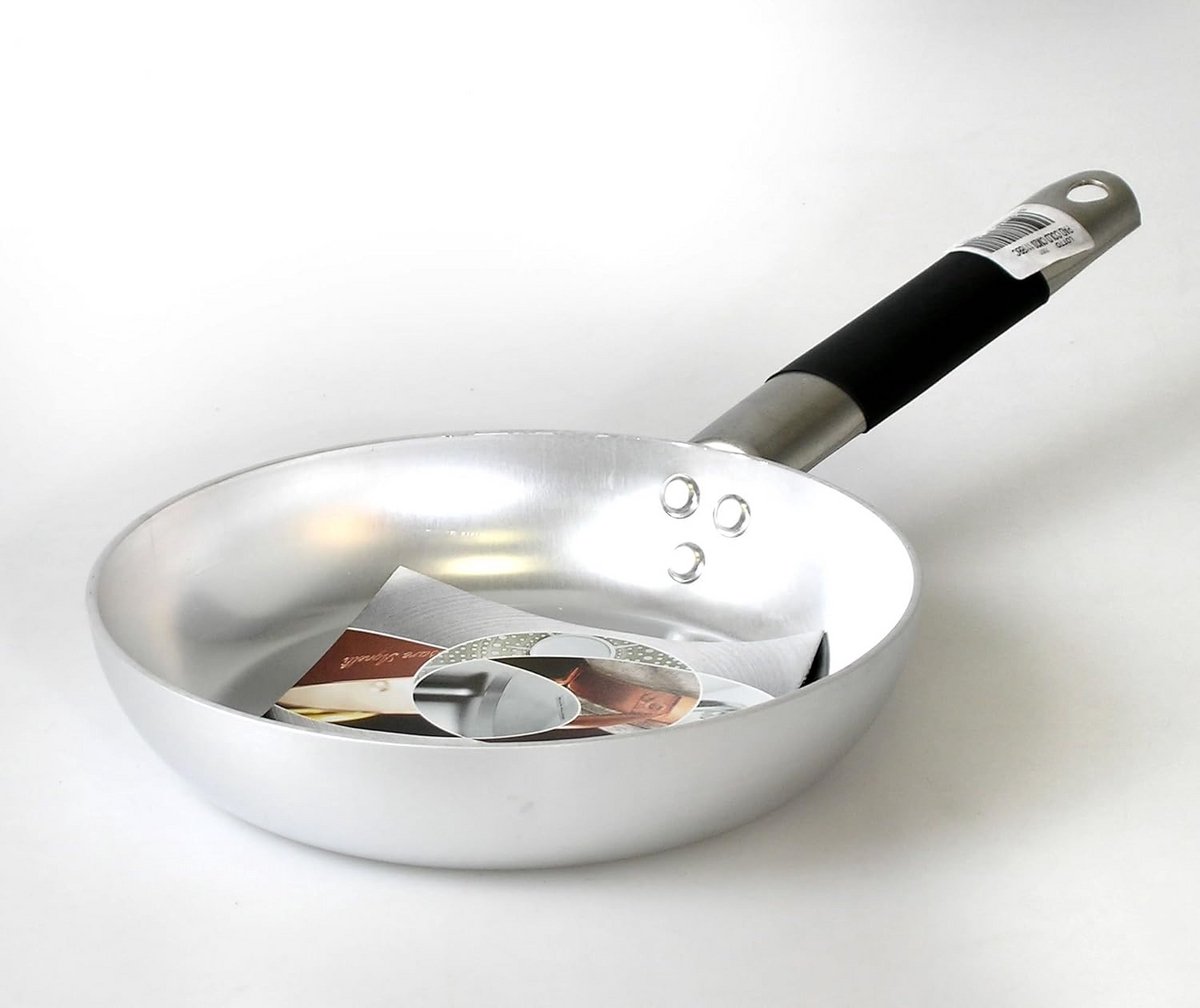 Aluminium Baspan 24 cm Dikke Bodem met Koel Greep - Geschikt voor Alle Vuurtypen