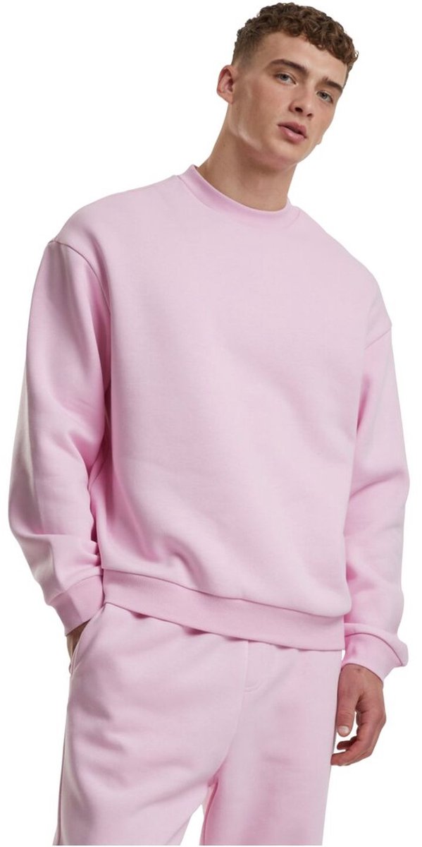 Urban Classics Fluffy Crewneck sweater/trui 5XL Roze