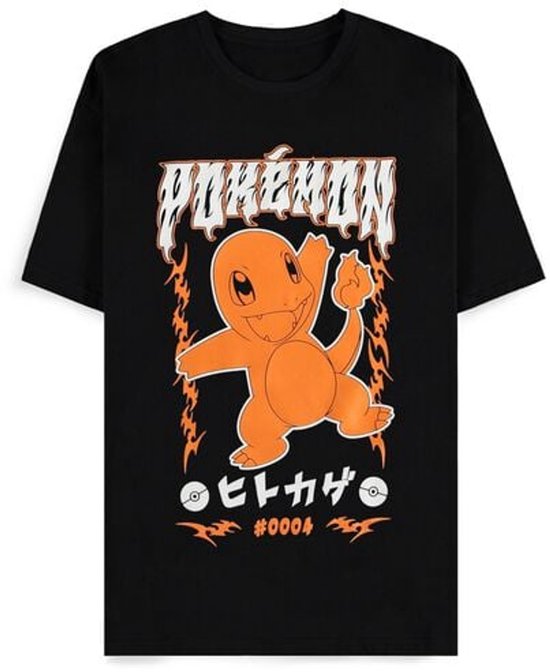 T-shirt Pokémon Charmander Rocks Homme - noir - L