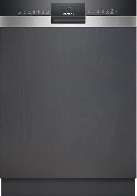 Siemens SN53ES06VE - iQ300 -Vaatwasser - Inbouwvaatwasser -Half intergreerbaar - 60 cm - Home Connect - varioSpeedPlus: Was en droog de vaat tot drie keer sneller