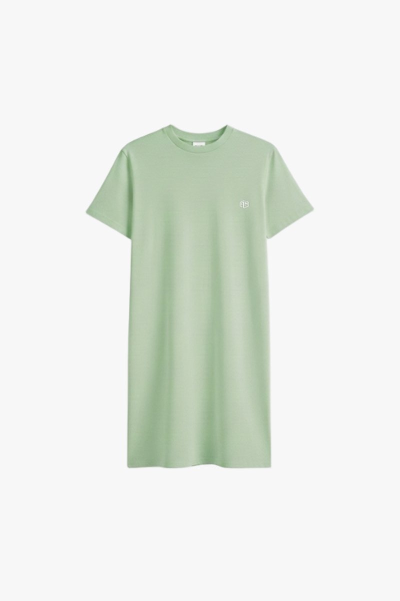 T-shirt jurk Vrouwen - 100% katoen 230 GSM - Regular Fit - Maat S - Ronde hals -