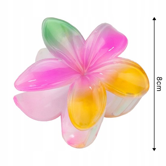 12 Stück Hawaii-Blumen Haarclips – Bunte Plumeria Für Strand-Partys & Hochzeitsdeko