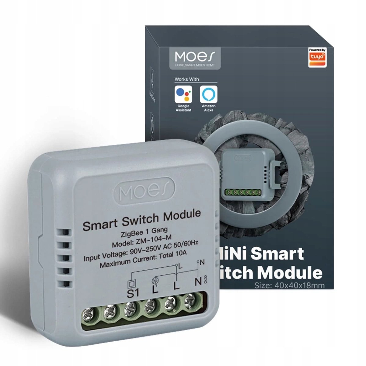 Moes Zigbee 3.0-module: slimme schakelaar en router