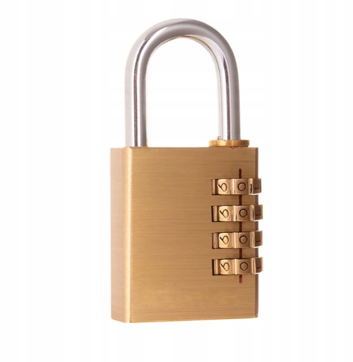 4-cijferig Beitsen Hangslot 38mm - Solide Beveiliging