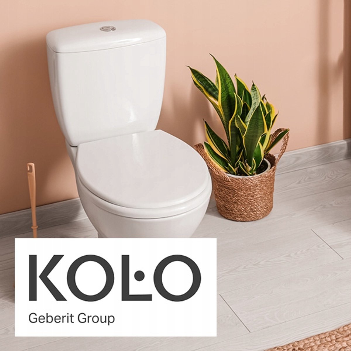 KOŁO Solo Toiletzitting Zacht Wit - Zacht Sluitend