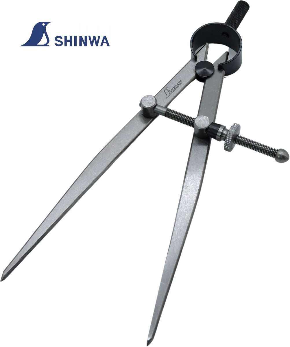 Shinwa Precisie Passer 150mm - Japans Koolstofstaal