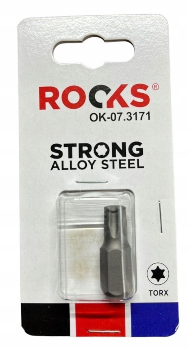 ROOKS Torx Bit T45 10mm (3/8") x 30mm, Staal S2