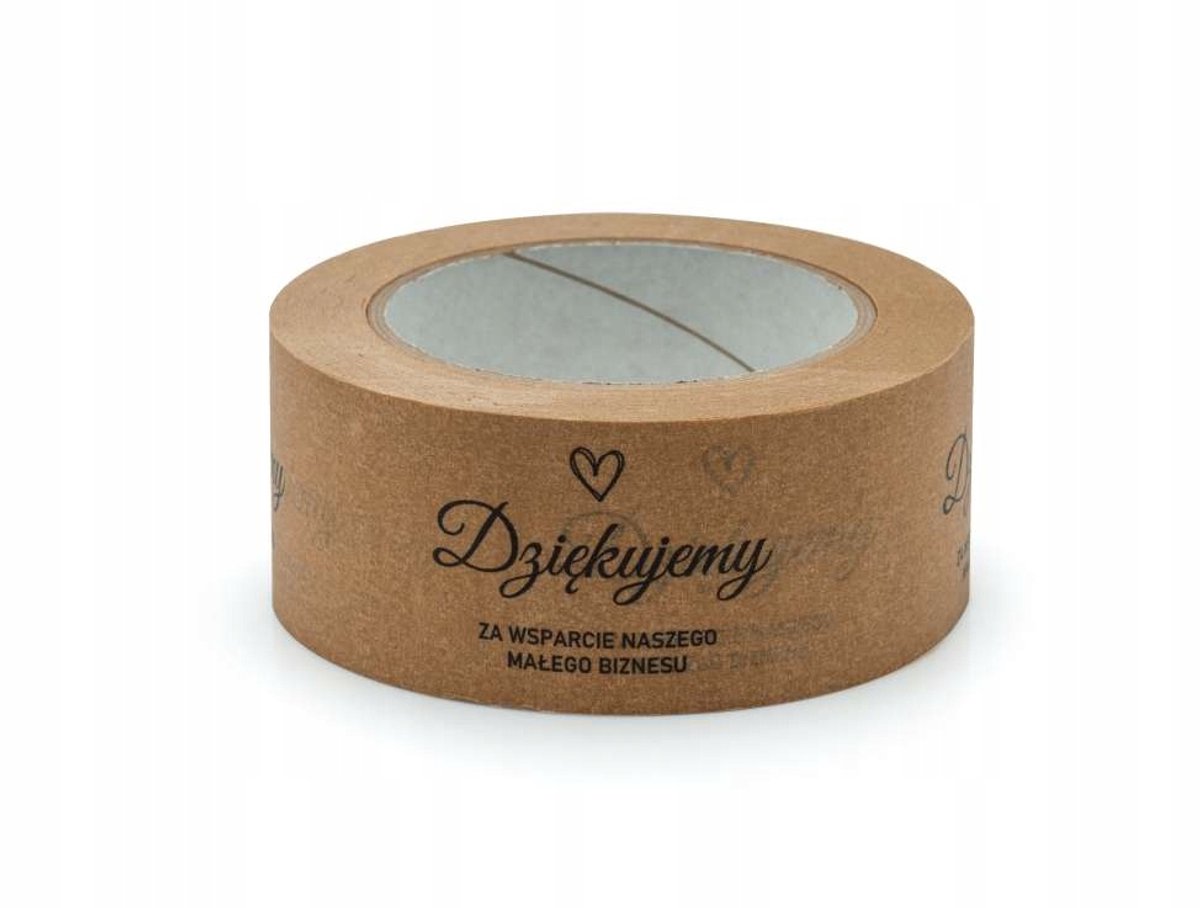 Papieren Verpakkingstape 'Dank voor uw steun' 48mm x 50m