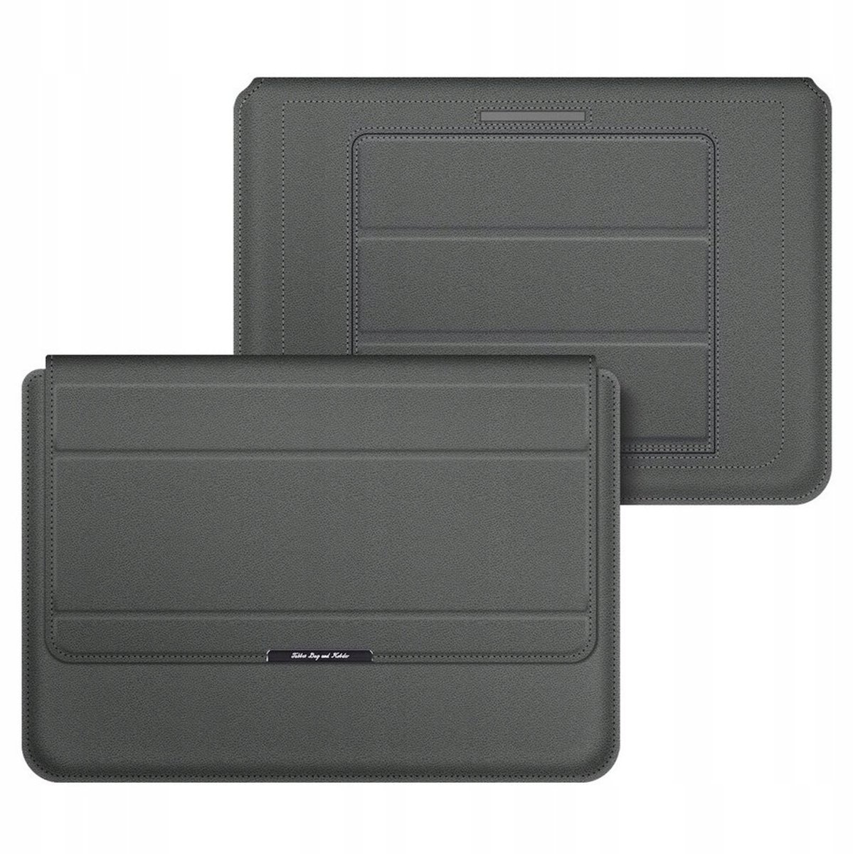 Haiberd Ultrabook Case 14.1" met Standaard & Muismatje - Grijs
