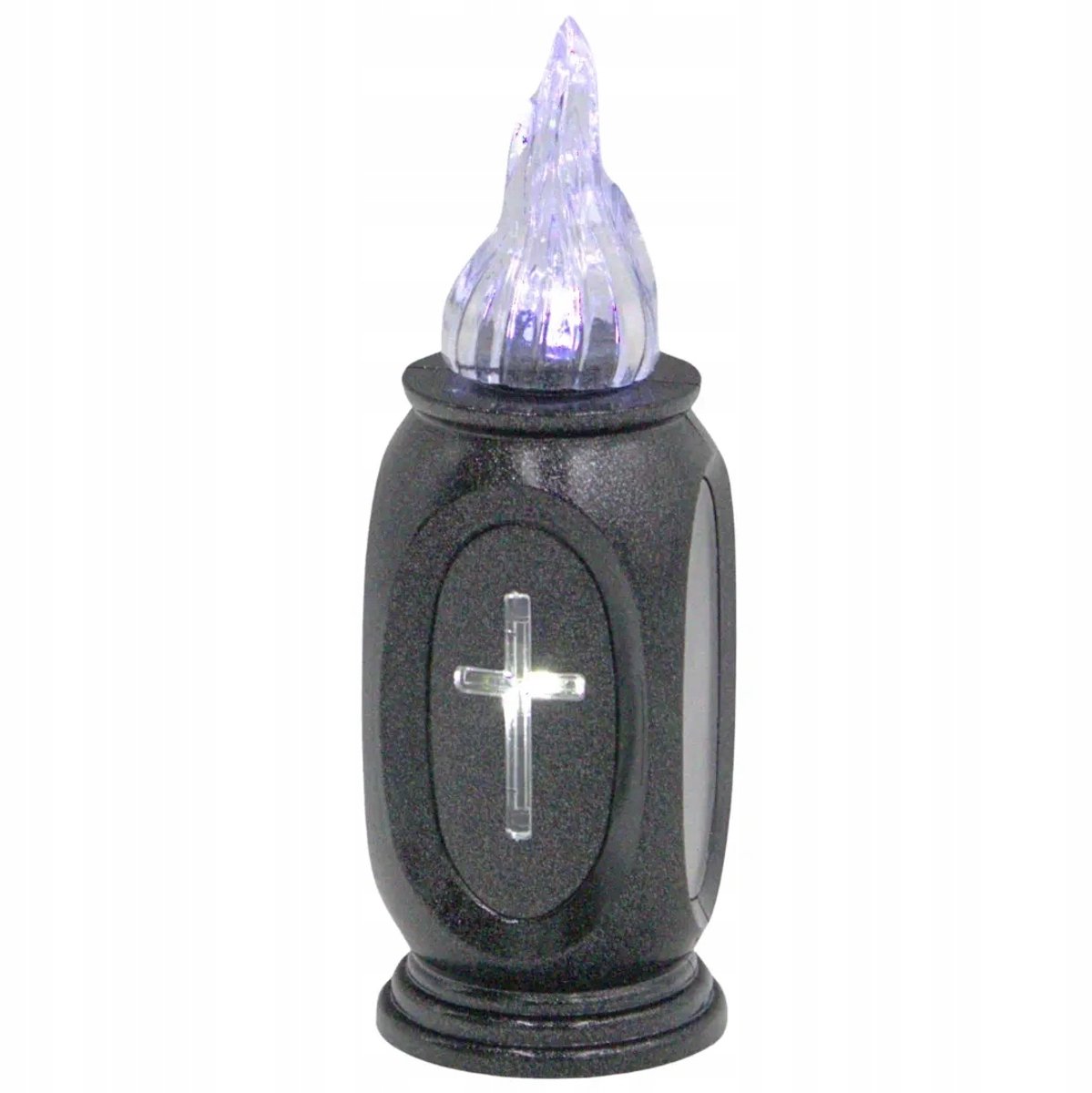 LED Kaars Cortina Vaso C93 - Wit Licht met Kruis, 16cm