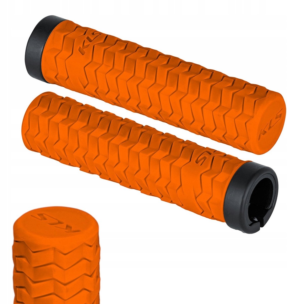 Kellys Poison Lock-On Handvatten Oranje - 135mm
