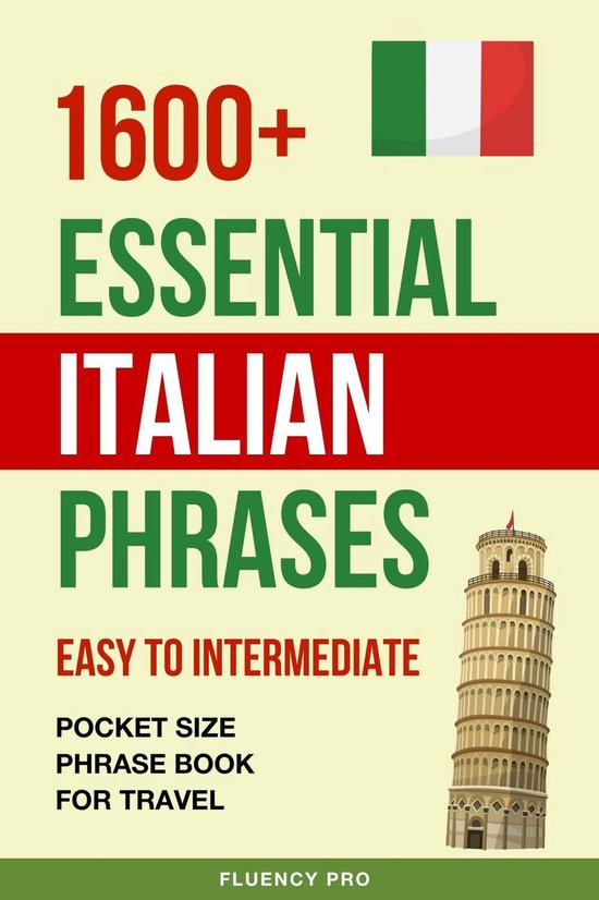 1600+ Essential Italian Phrases: Easy to Intermediate - Pock ... - cover