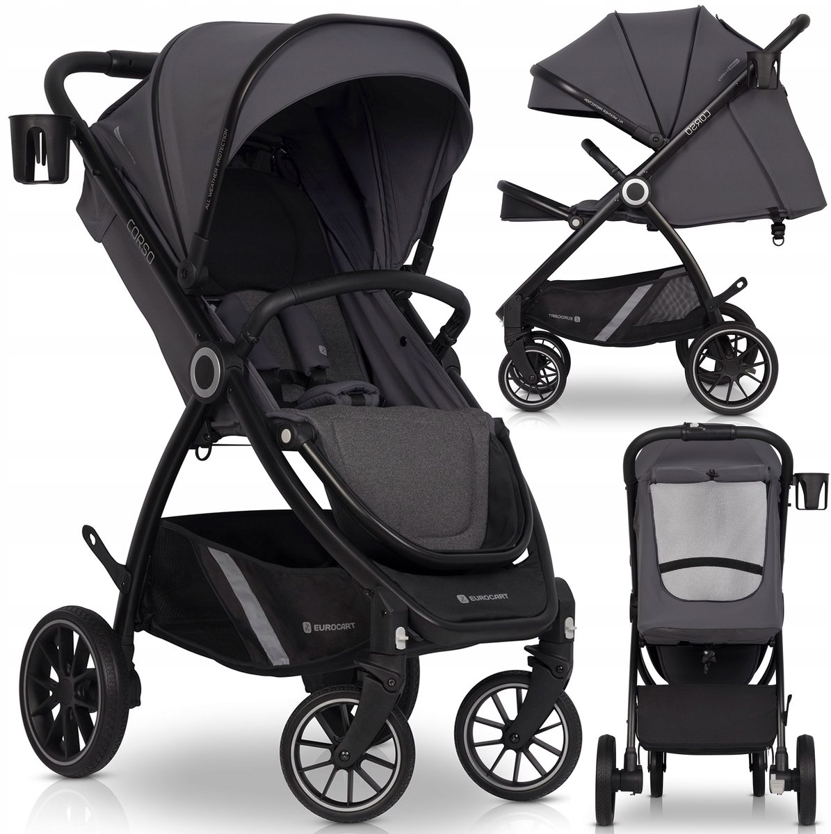 Lichtgewicht kinderwagen Corso 0-22kg - Nieuwe Collectie
