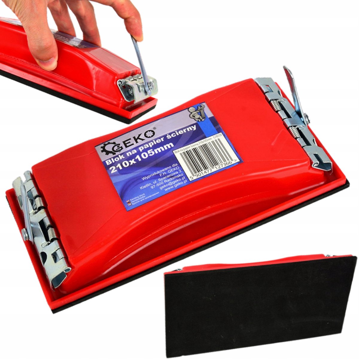 Schuurblok 210x105mm met Microgum - Ideaal voor Gladde Oppervlakken