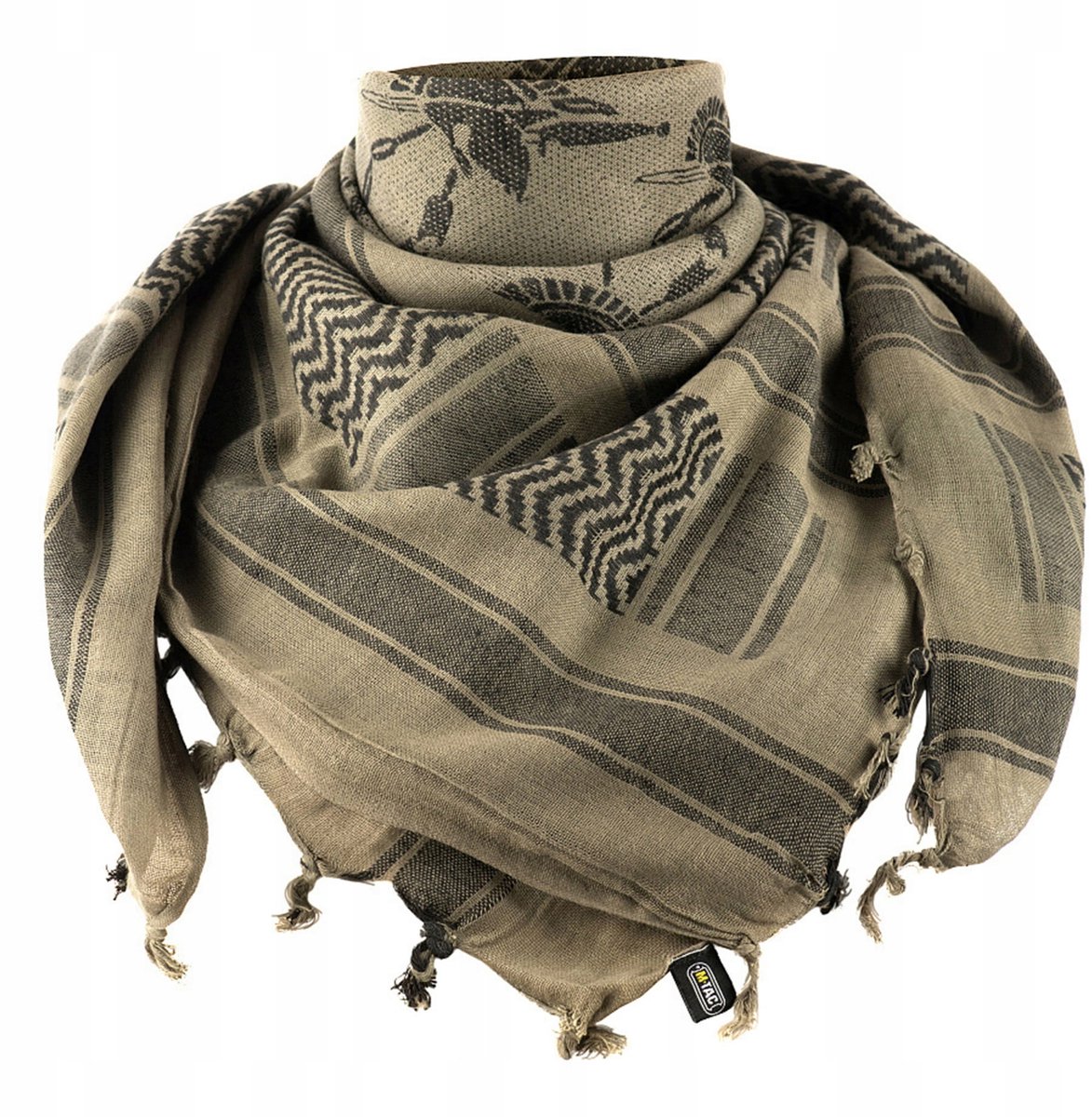 M-Tac Shemagh Sjaal Spartan Foliage Groen/Zwart - Multifunctioneel