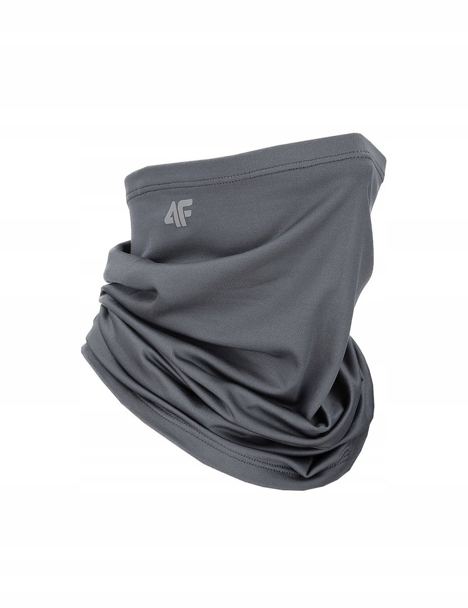 4F Unisex bandana sjaal, antraciet - H4Z22-BANU005-22S