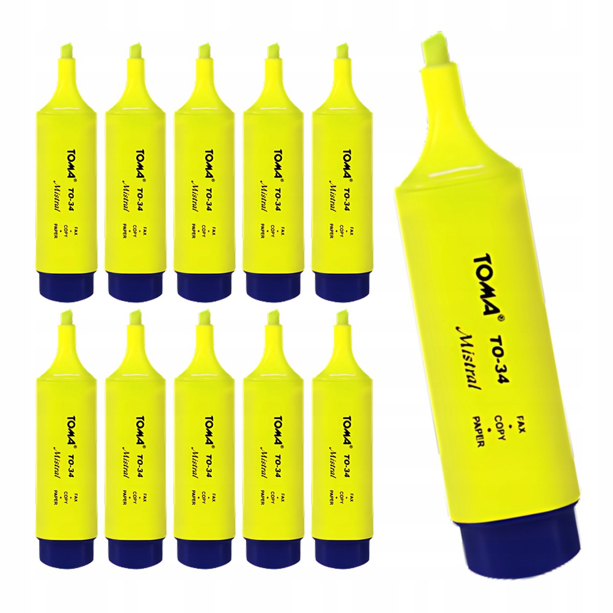 Toma Mistral Pastel Gele Marker - Levendige Kleur & Comfort