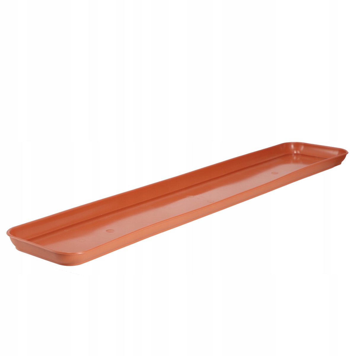 Onderzetter Balkonbak 80cm Rechthoekig Kunststof Terracotta