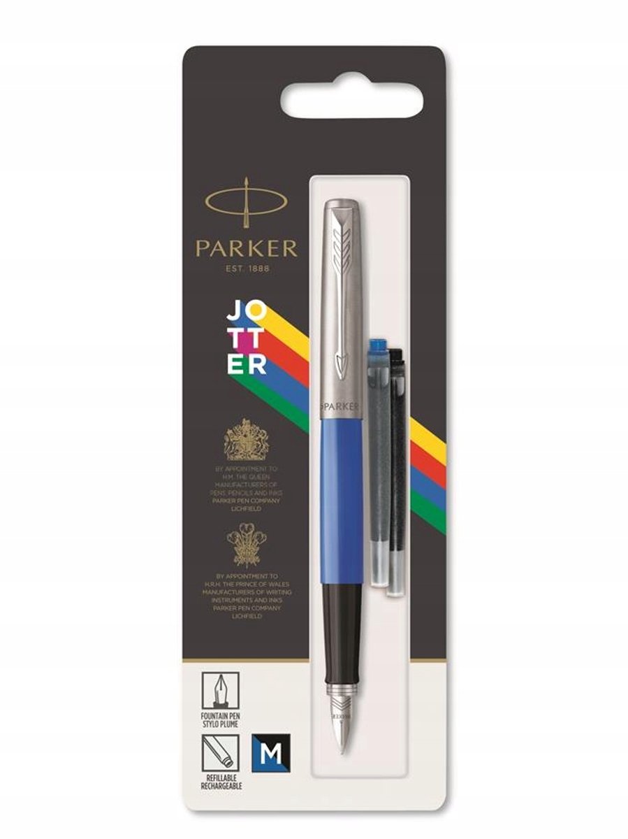 Parker Jotter Originals Blauw Vulpen - Stijlvol & Comfortabel Schrijven