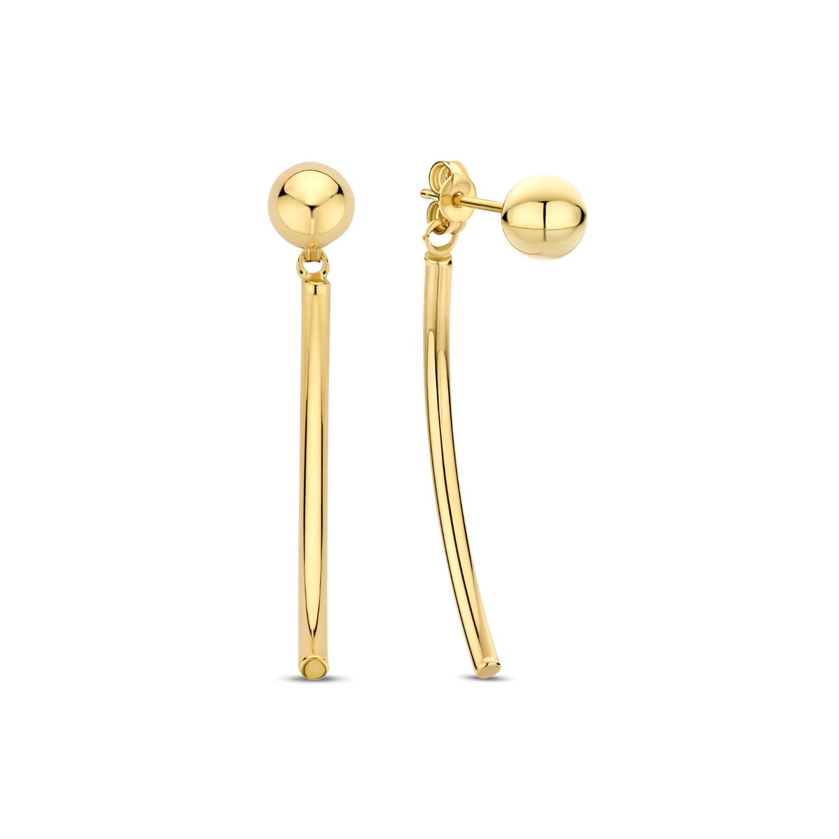 Isabel Bernard Rivoli Susette 14 karaat gouden oorbellen IB360280