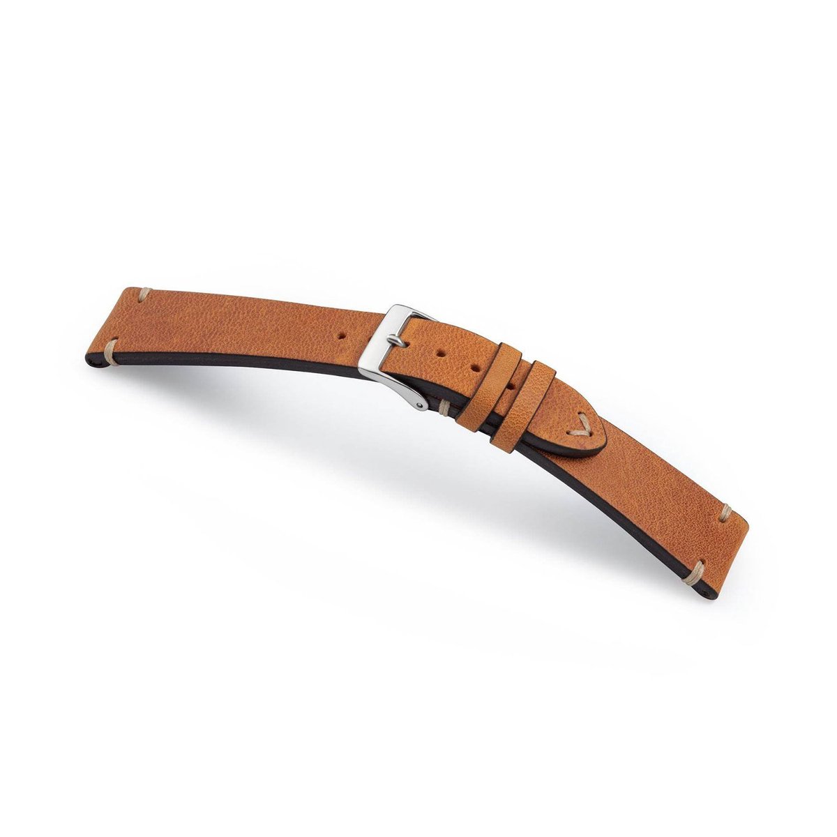 Horlogeband Uhlenhorst 24-20 mm Cognac XL