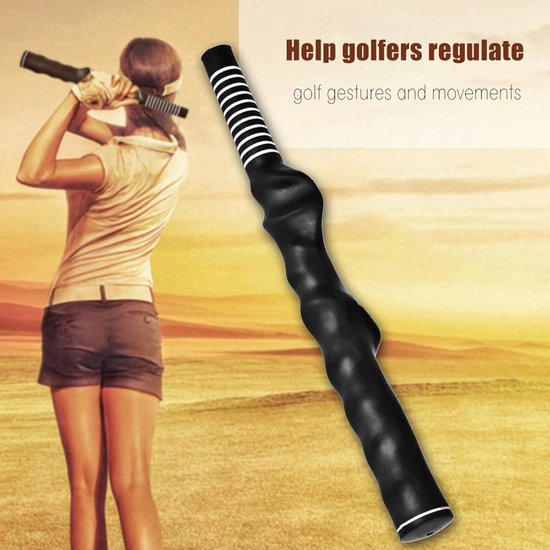 Golf Swing Trainer Grip voor golfers - oefenmiddel voor verbeterde grip, lichtgewicht accessoire van Merkloos — afbeelding 3