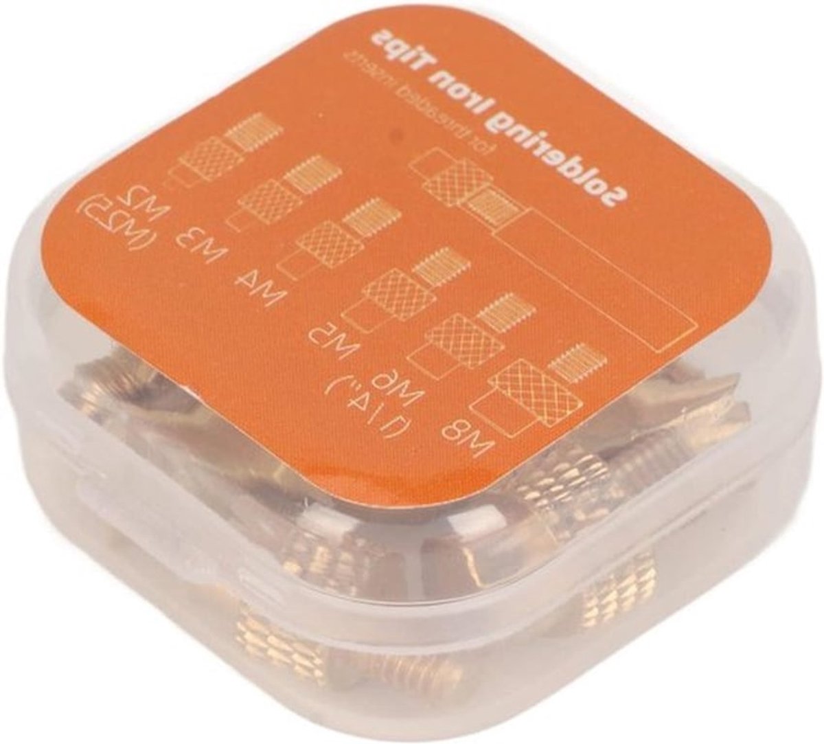 Universele Heat Set Insert Tips voor Soldeerboutkop M2 M2.5 M3 M4 M5 M6 M8 - 3D-printeronderdelen