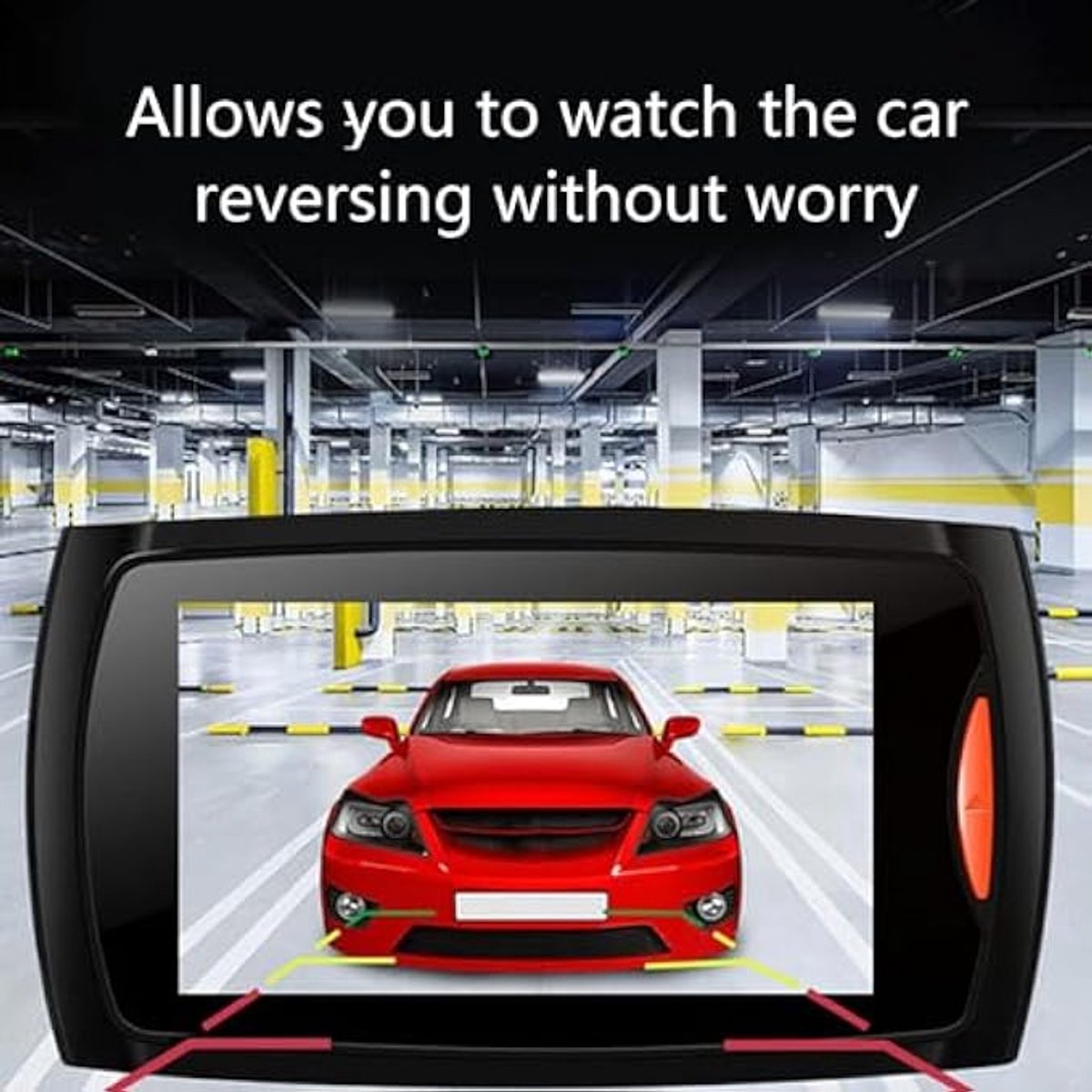 Dashcam voor in de auto met 2,2-inch touchscreen, 120-graden groothoeklens en 24-uurs parkeermodus. – foto 4