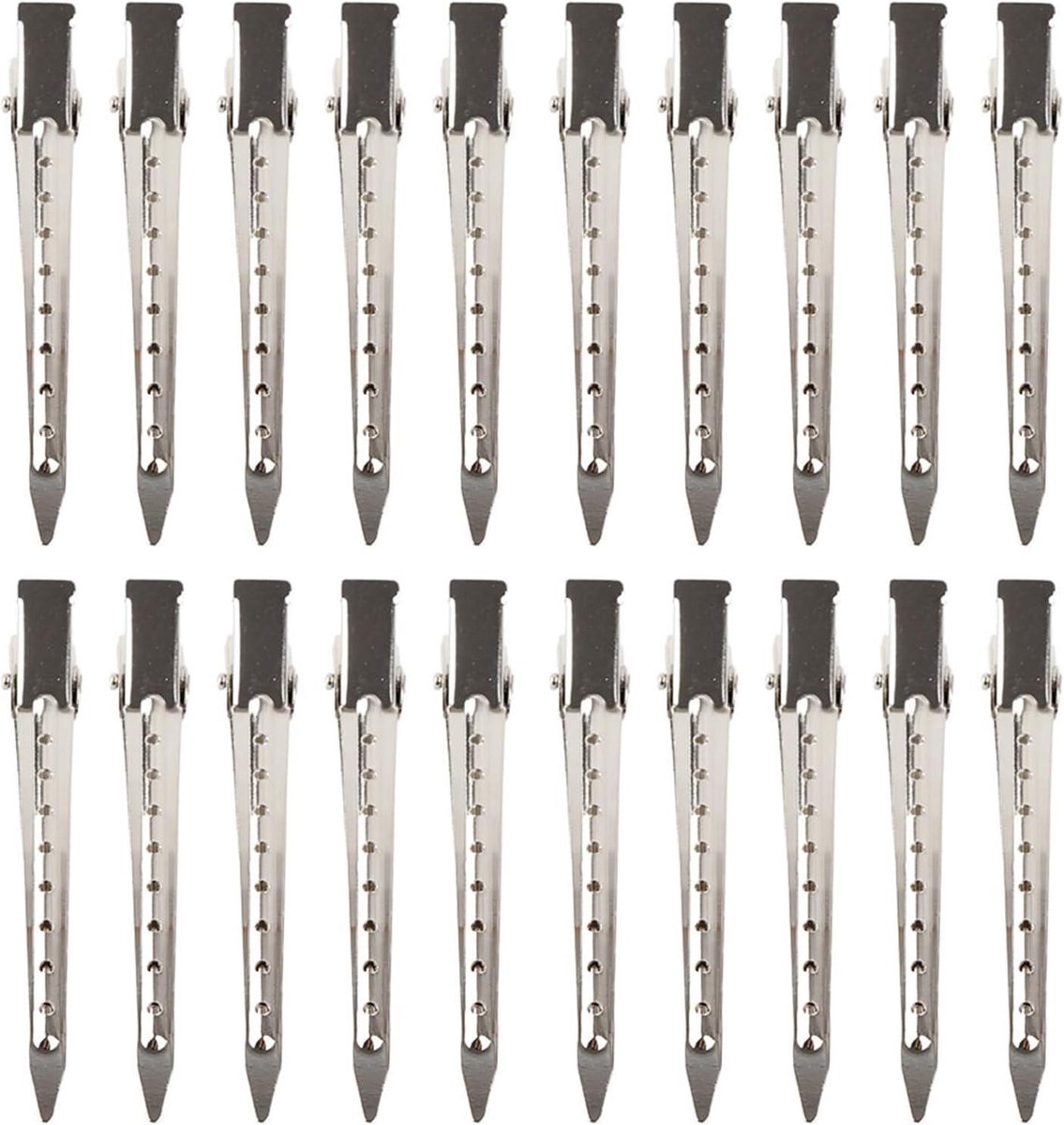 Metalen Eend Bill Hair Clips - Professionele Alligator Krulclips voor Kapsalon - Sectioning Hair Styling Clips - Compact Design - Haaraccessoires Professioneel Gebruik - Haarstyling Tools
