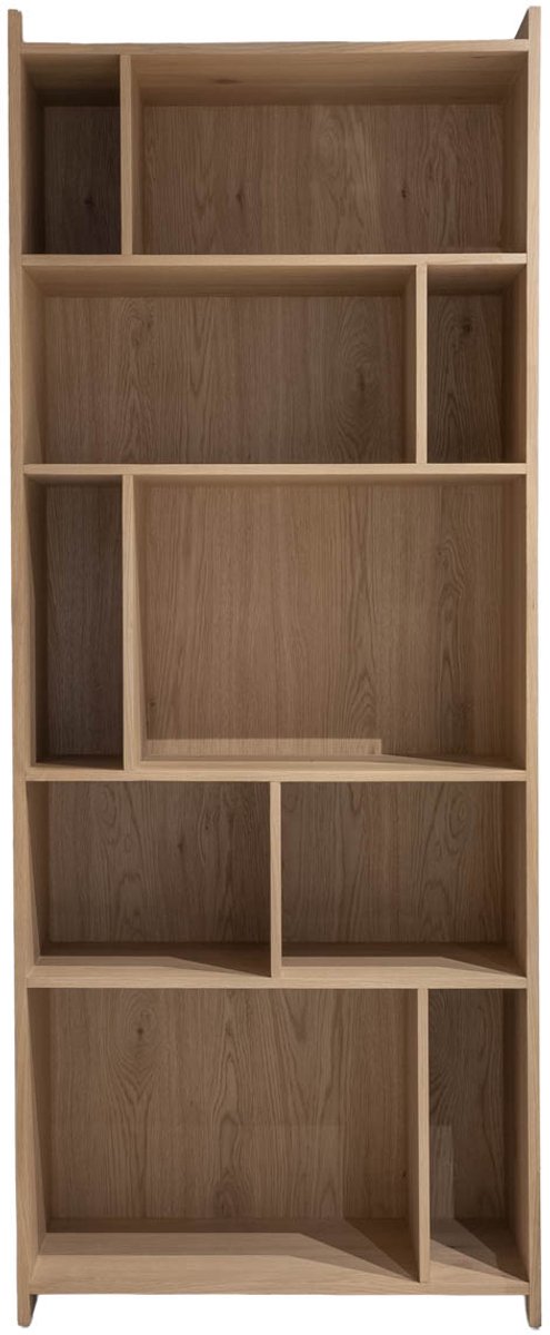 DÉJA Living Vakkenkast Lugo - Naturel Eiken - 80x40x200cm
