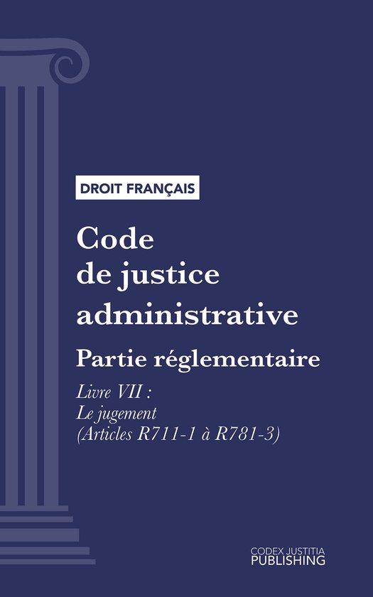 Code de justice administrative - cover