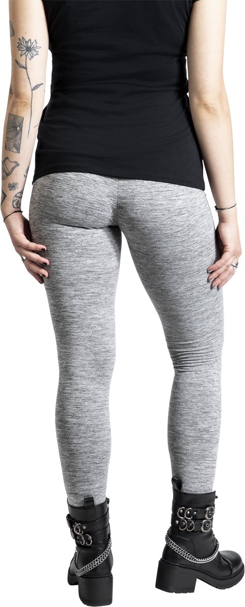 R.E.D. Rock-Engineered Design Grijze high-rise legging - Dames - M — cadeau in Cadeau-ideeën - foto 8