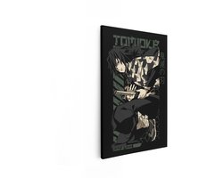 Artaza Canvas Schilderij Giyu Tomioka Demon Slayer - 60x90 cm - Wanddecoratie Anime - Muurdecoratie Slaapkamer Jongen - Schilderijen Japan